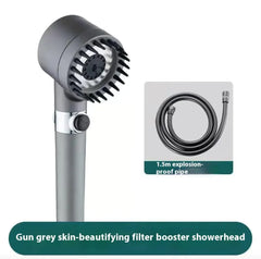 3-Mode High-Pressure Shower Head with Portable Filter