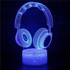 3D RGB LED Gaming Lamp