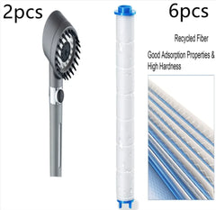 3-Mode High-Pressure Shower Head with Portable Filter